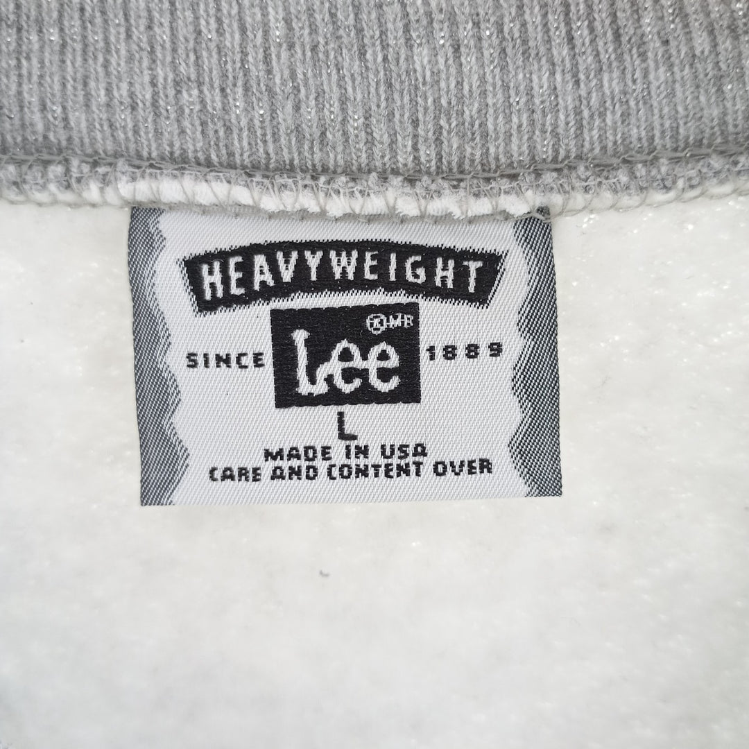 90'S Lee plain blank sweatshirt, sweatshirt, made in USA, men's size L, vintage /eaa403923