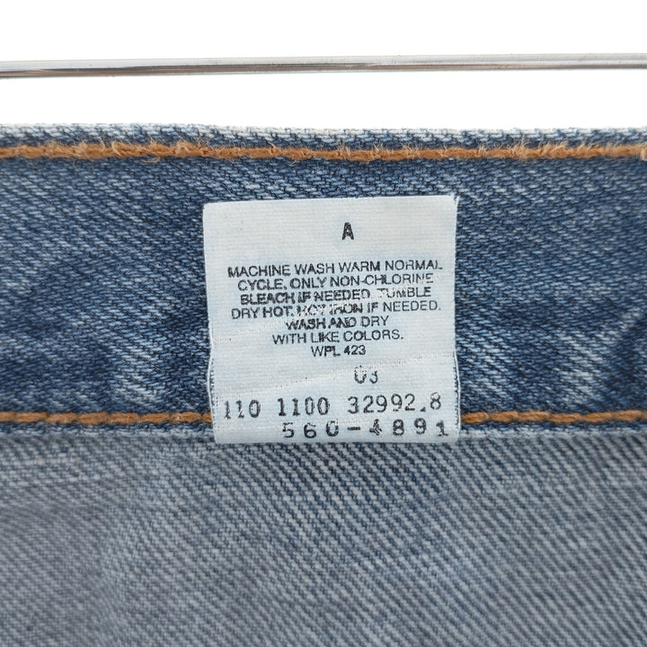 00'S Levi's 560 LOOSE FIT tapered denim pants for men, size w29 / eaa403924