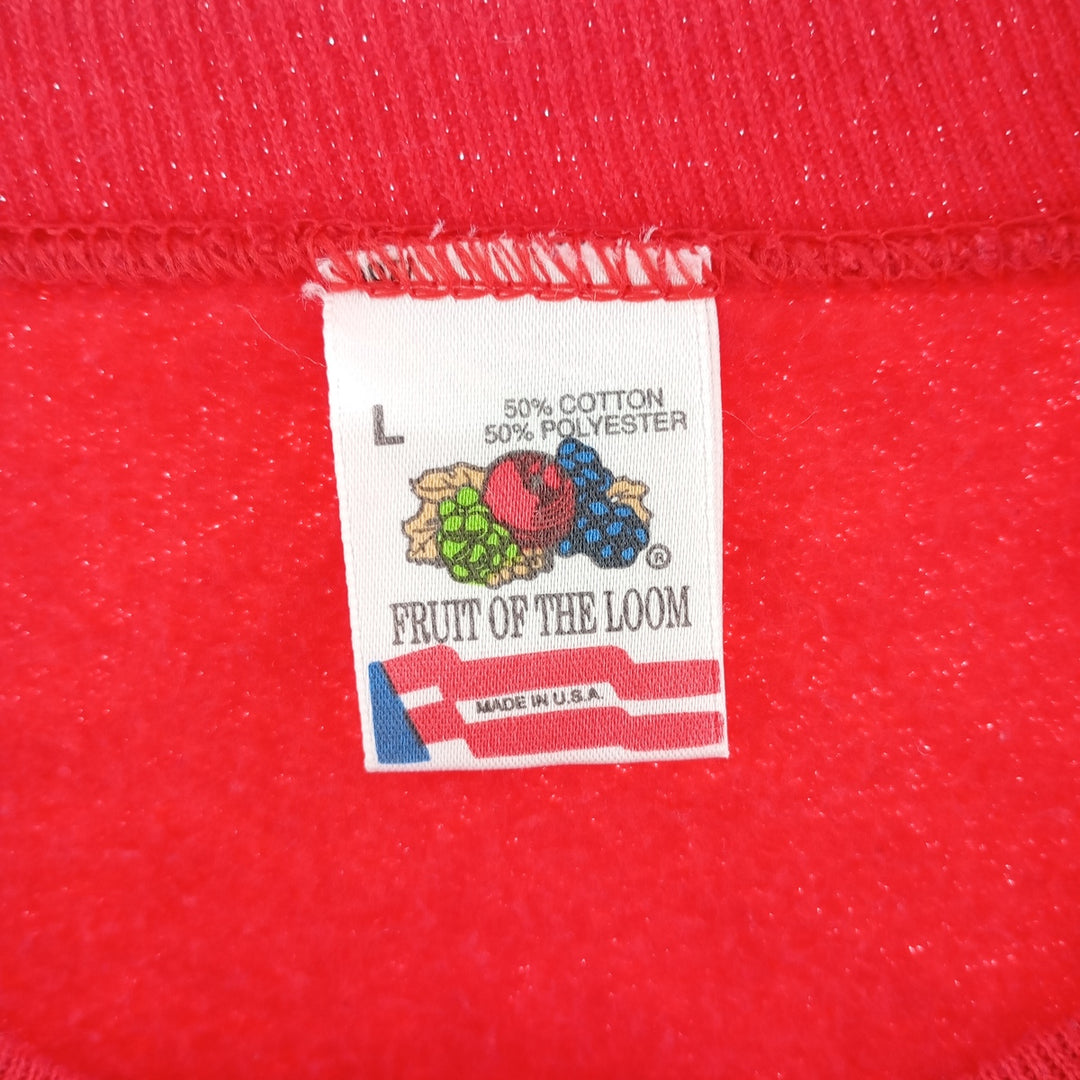 90'S Fruit of the Loom Chicago Bulls Logo Sweatshirt, Made in USA, Men's L Size, Vintage /eaa403946