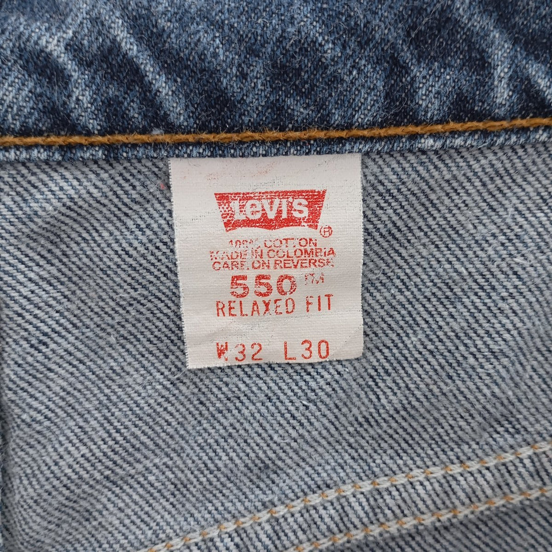 90'S Levi's 550 Relaxed Fit Tapered Denim Pants Men's W32 Vintage / eaa403949