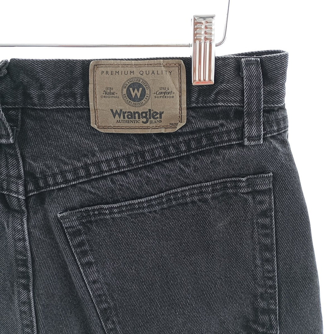 Wrangler Black Denim Tapered Denim Pants Men's W32 equivalent / eaa403967