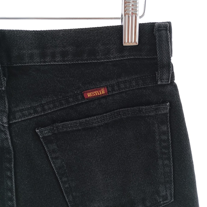 RUSTLER Black Denim Straight Denim Pants Men's W29 equivalent / eaa403971