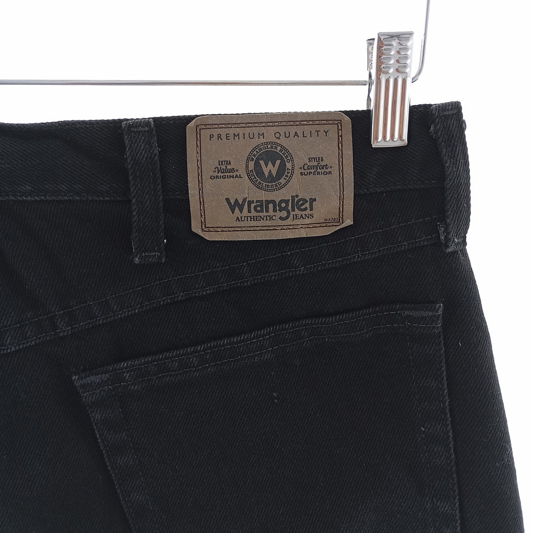 Wrangler Black Denim Straight Denim Pants Men's W34 equivalent / eaa403980