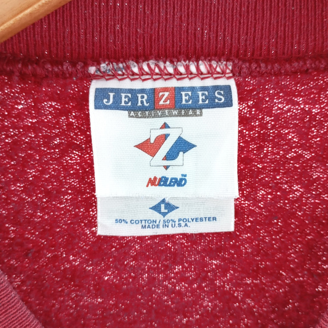 90'S Jerzees Plain Blank Sweatshirt Trainer Made in USA Men's L Size Vintage /eaa403985