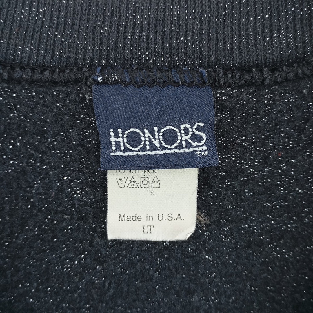 90'S HONORS plain blank sweatshirt, made in USA, men's size L, vintage /eaa403998