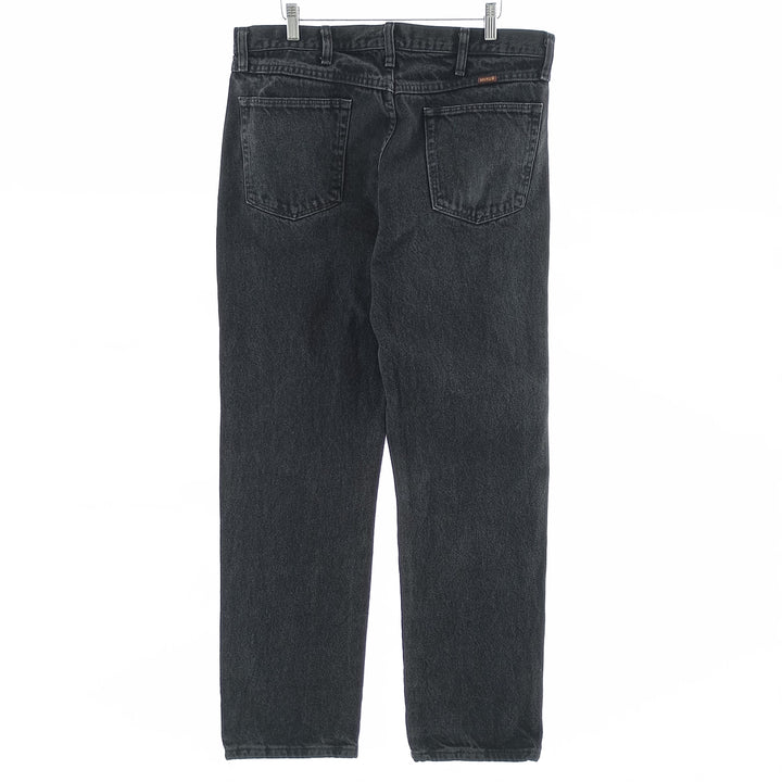 RUSTLER Black Denim Straight Denim Pants Men's W36 equivalent /eaa404000