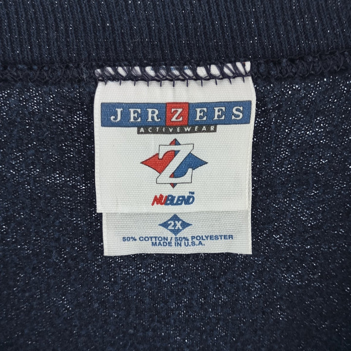 90'S Jerzees Plain Blank Sweatshirt Trainer Made in USA Men's XXL Vintage /eaa404004