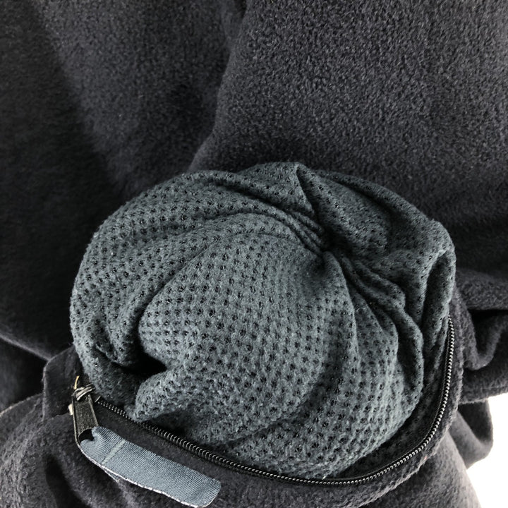 ~00'S Berghaus fleece jacket, men's size L polyester black type Vintage Second Hand