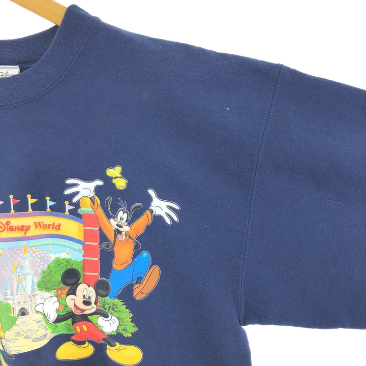 90'S Four Parks One World character sweatshirt, made in USA, men's size M, vintage / eaa404094