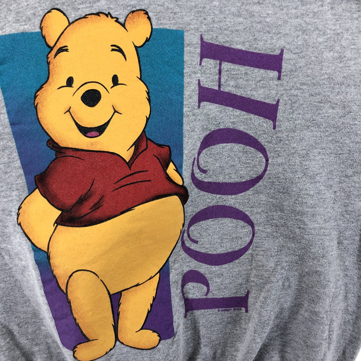 90'S Pooh POOH Winnie the Pooh character sweatshirt, made in USA, men's size L, vintage /eaa404135