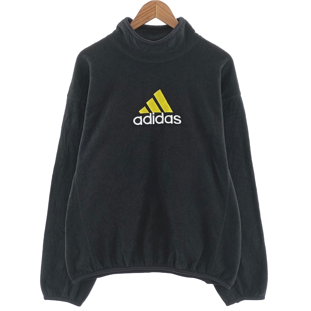 90'S Adidas High Neck Fleece Cut and Sew Men's Size L Vintage / eaa404144