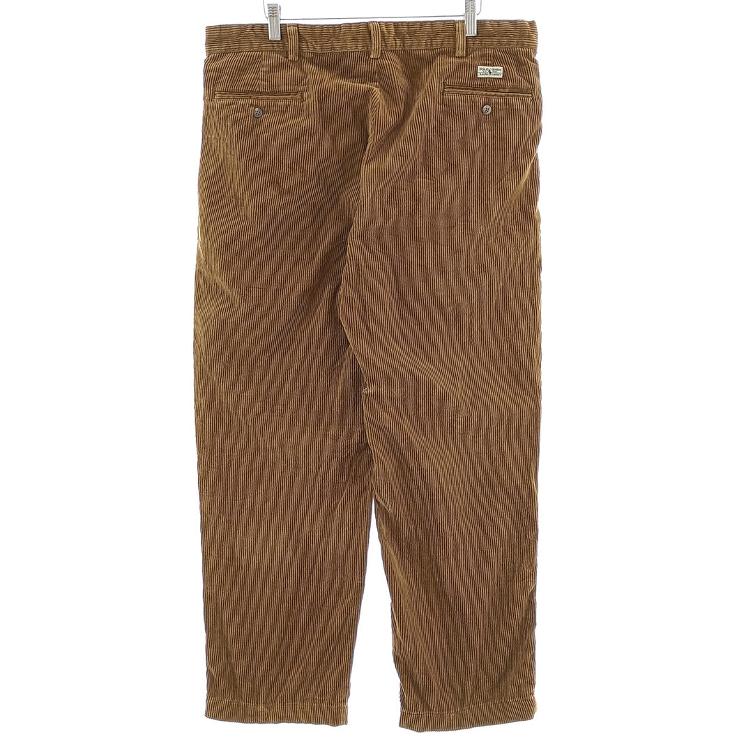 Ralph Lauren POLO by Ralph Lauren ANDREW PANT, two-pleat corduroy pants, made in the USA, men's size w37 / eaa404191