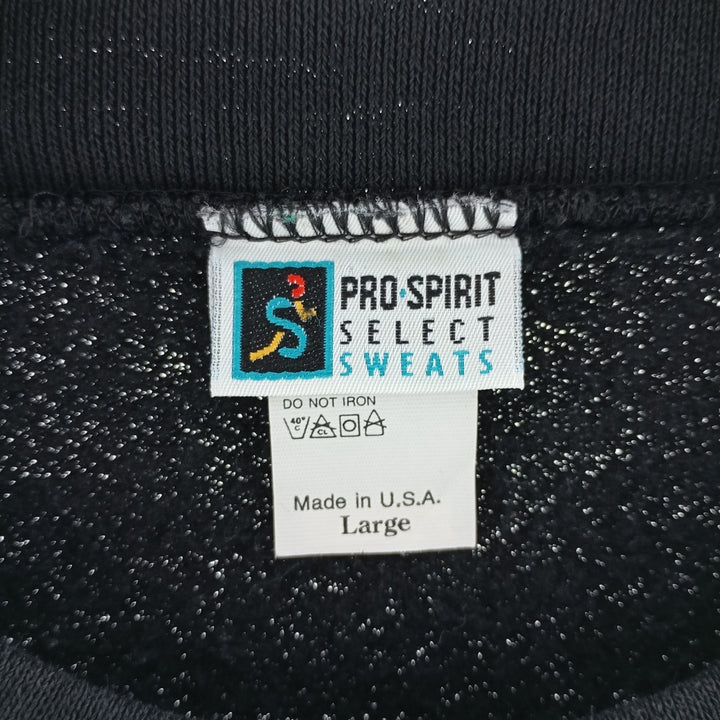 90'S PRO SPIRIT plain blank sweatshirt, made in USA, men's size L, vintage /eaa404199