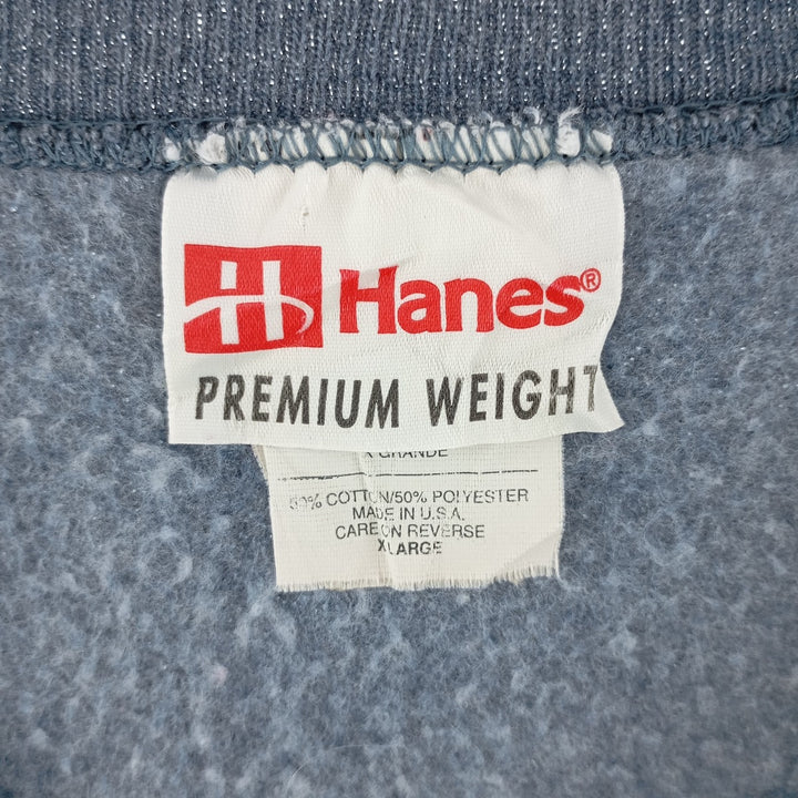 90'S Hanes Premium Weight Plain Blank Sweatshirt Trainer Made in USA Men's XL Vintage /eaa404220