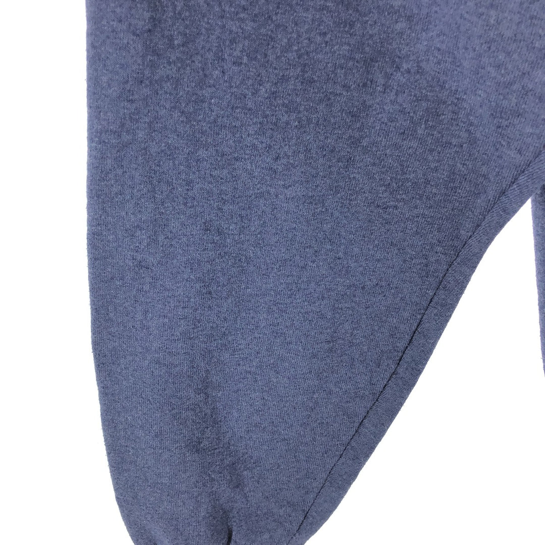 2000'S - Russell plain blank sweatshirt, men's size M cotton navy blue type Vintage Second Hand