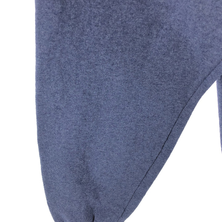 2000'S - Russell plain blank sweatshirt, men's size M cotton navy blue type Vintage Second Hand