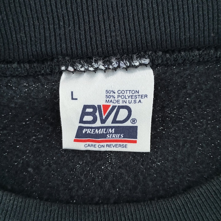 90'S BVD plain blank sweatshirt, made in USA, men's size L, vintage /eaa404224