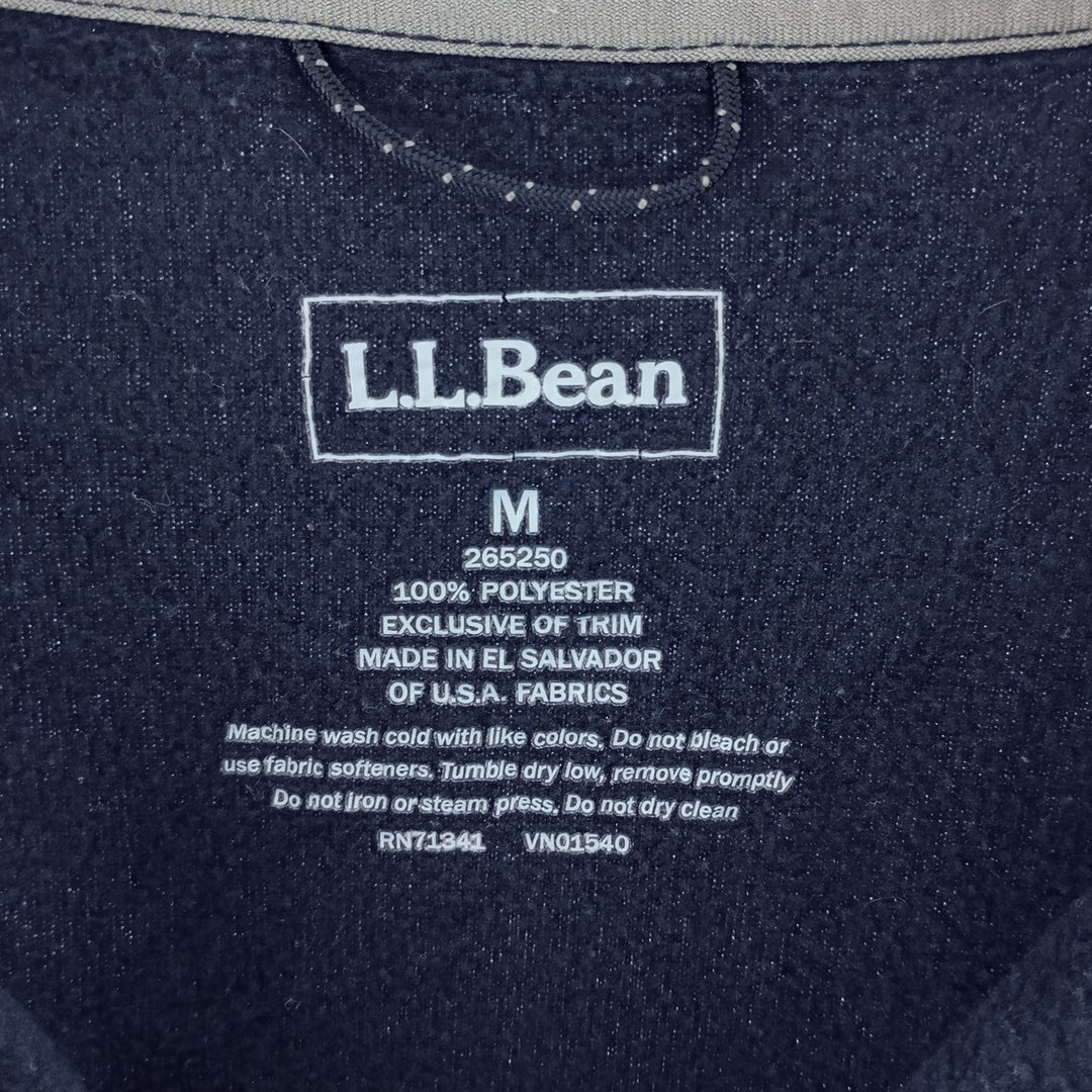 LLBean Half Snap Fleece Pullover Men's M Size /eaa404238