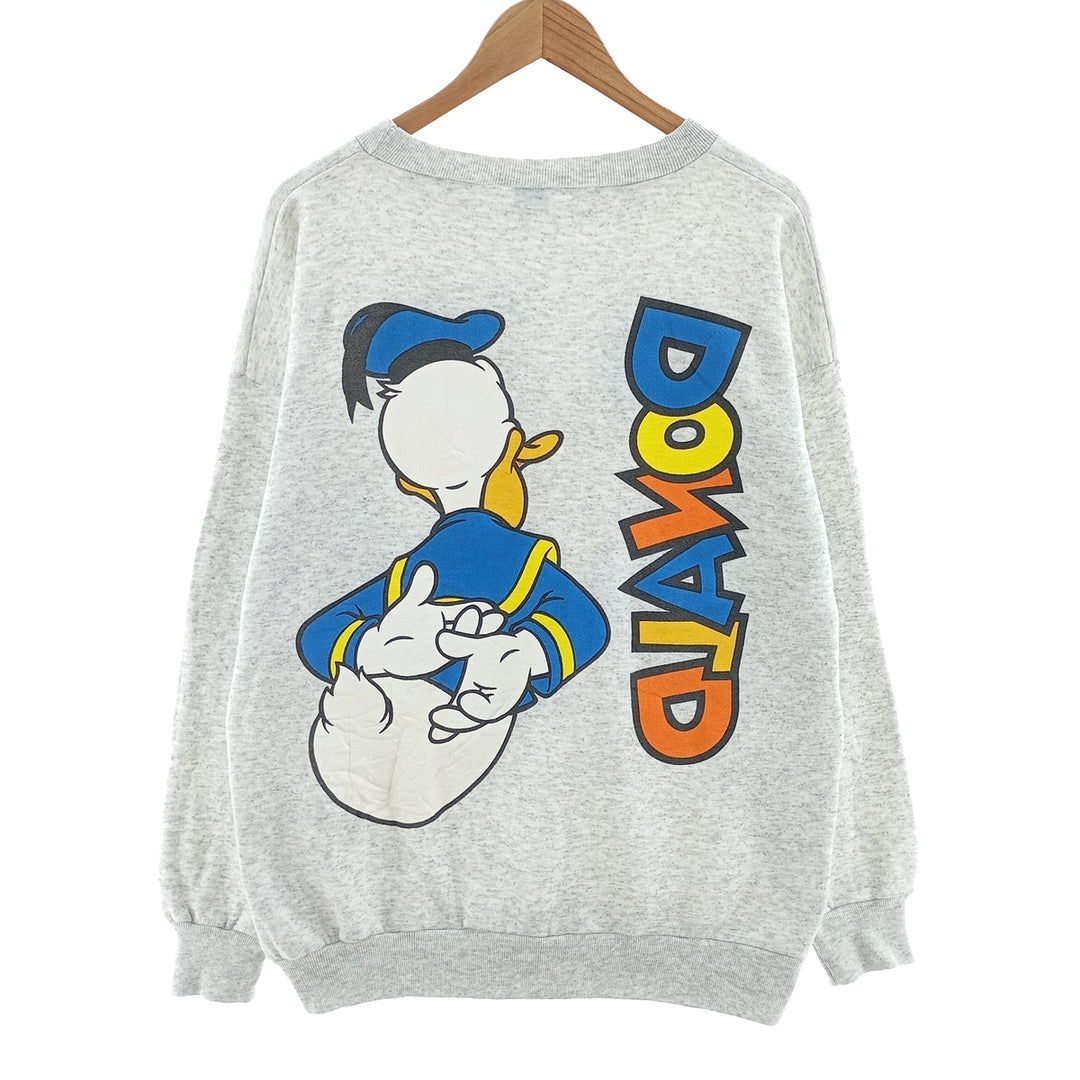 80'S Disney Donald Duck character sweatshirt, made in USA, men's XL size, vintage /eaa404244