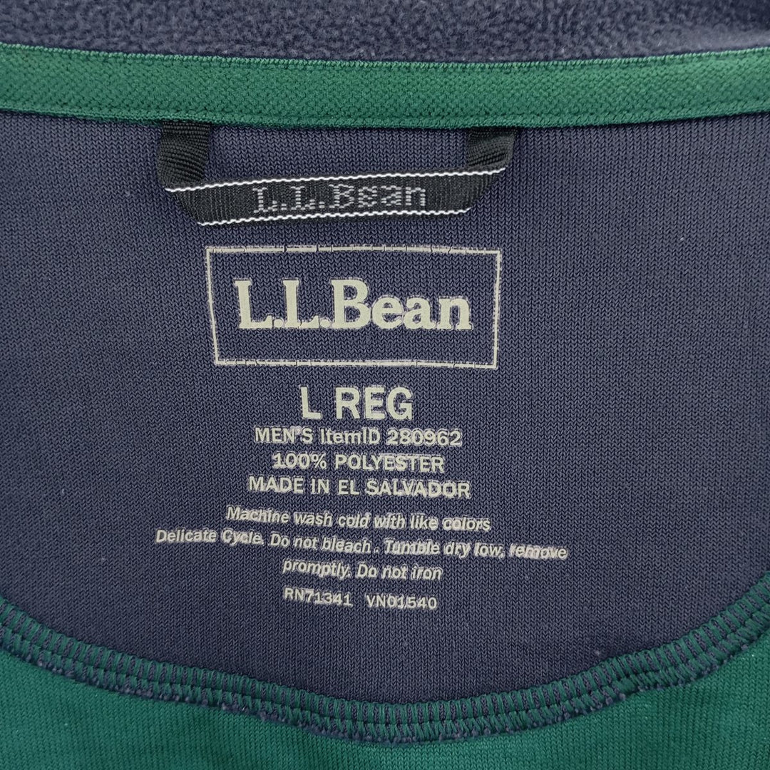 LLBean Half Zip Fleece Pullover Men's L equivalent /eaa404251