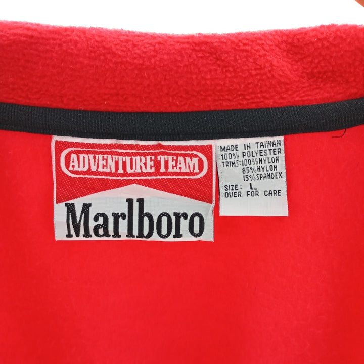 90'S Marlboro Half Snap Fleece Pullover Men's L Size Vintage /eaa404267