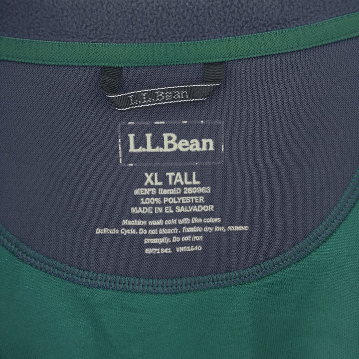 LLBean Half Zip Fleece Pullover Men's XL /eaa404274