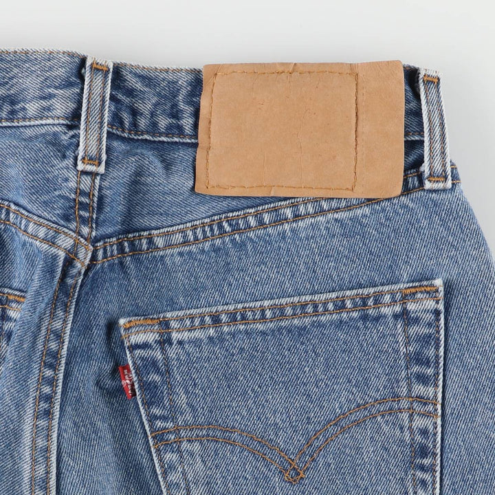 90'S Levi's 6501-0193 Straight Denim Pants Made in USA Women's L (w27) Vintage cotton blue type Vintage Second Hand