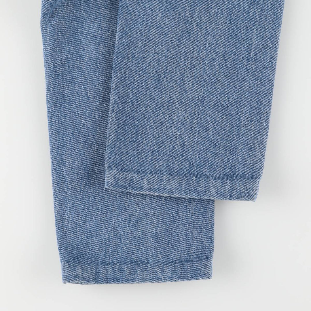 90'S Levi's 6501-0193 Straight Denim Pants Made in USA Women's L (w27) Vintage cotton blue type Vintage Second Hand