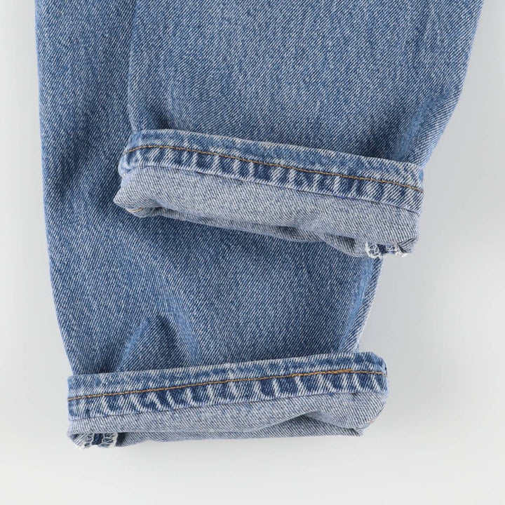 90'S Levi's 6501-0193 Straight Denim Pants Made in USA Women's L (w27) Vintage cotton blue type Vintage Second Hand