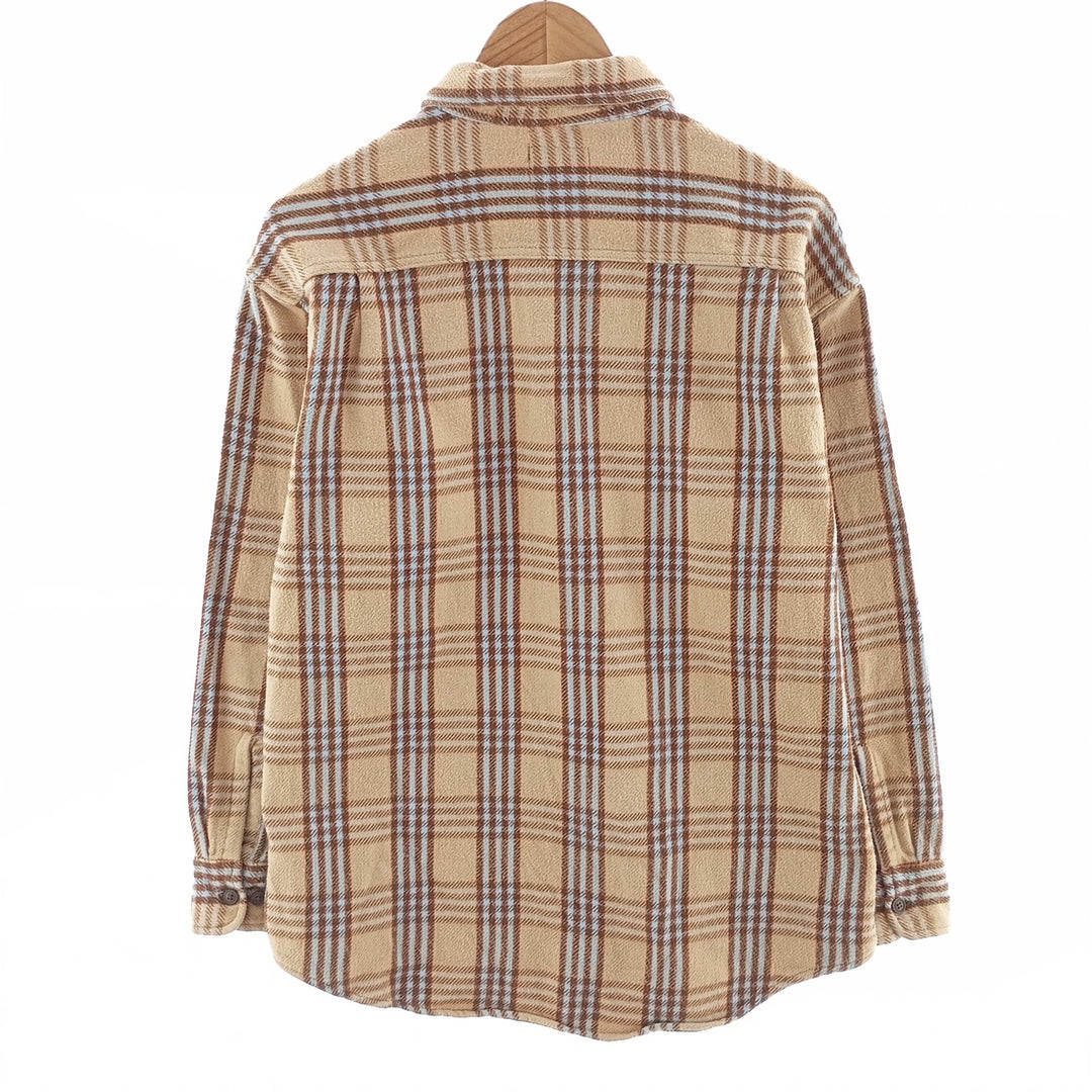 ST JOHN'S BAY Long Sleeve Flannel Check Shirt Men's L Size / eaa404302