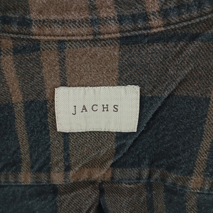 JACHS Long Sleeve Flannel Check Shirt Men's M Size /eaa404308