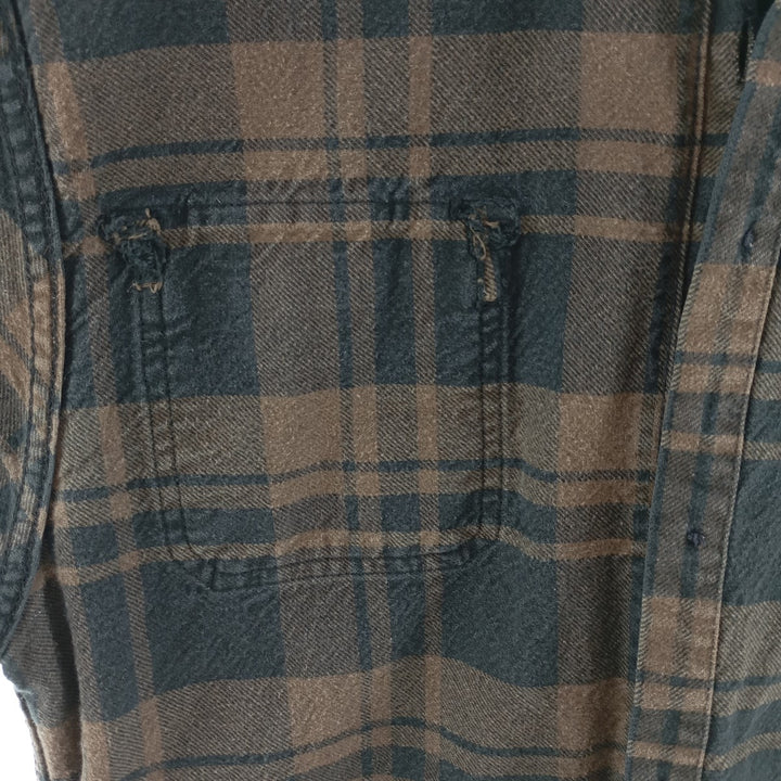 JACHS Long Sleeve Flannel Check Shirt Men's M Size /eaa404308