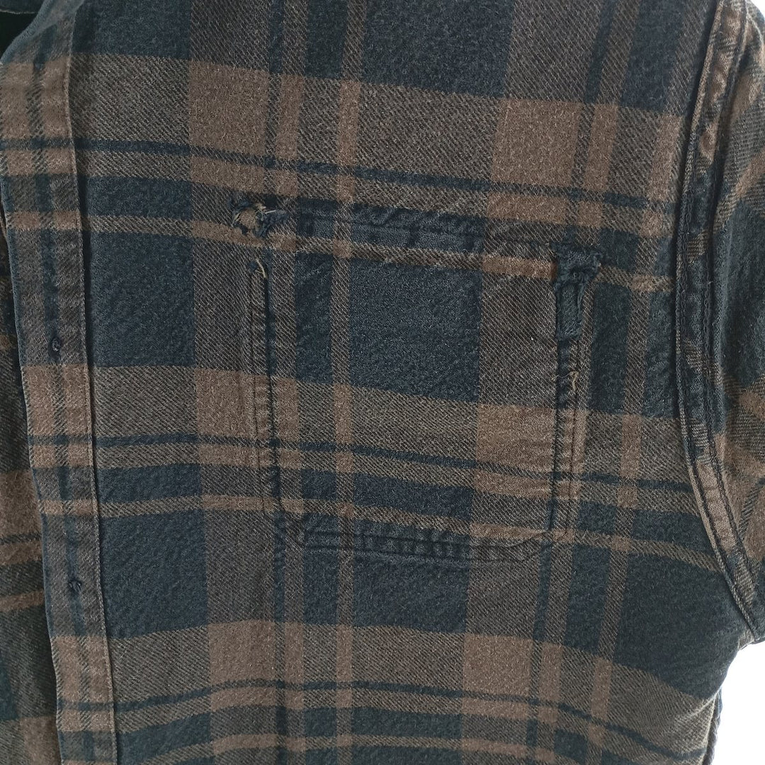 JACHS Long Sleeve Flannel Check Shirt Men's M Size /eaa404308