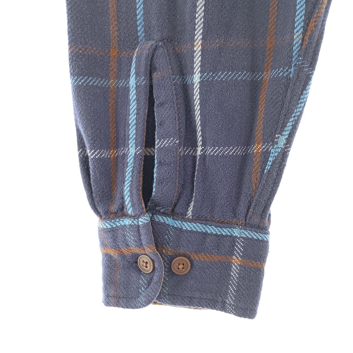 90s~00'S St. John's Bay Long Sleeve Flannel Check Shirt Men's Size L Vintage /eaa404319