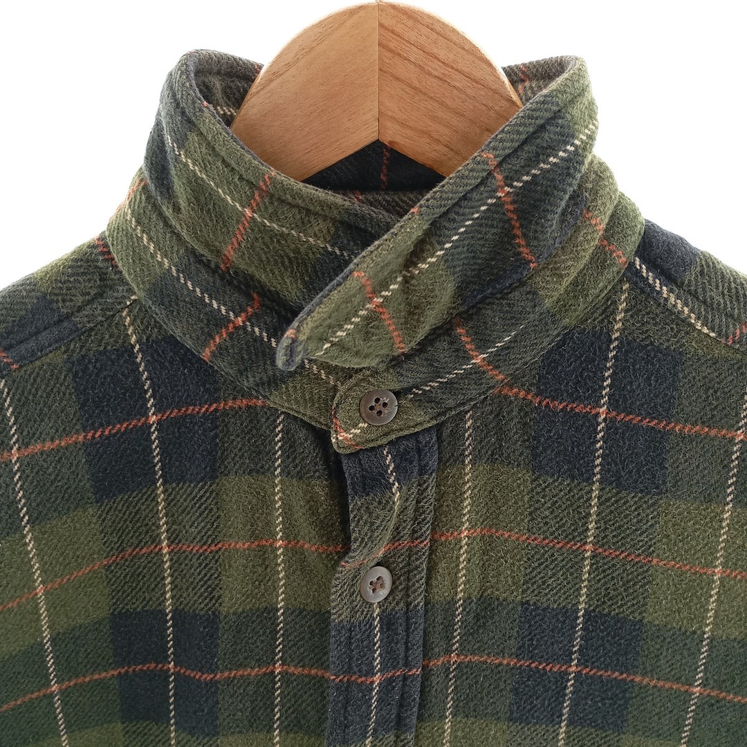 90s~00'S St. John's Bay Long Sleeve Heavy Flannel Check Shirt Men's L Size Vintage /eaa404326