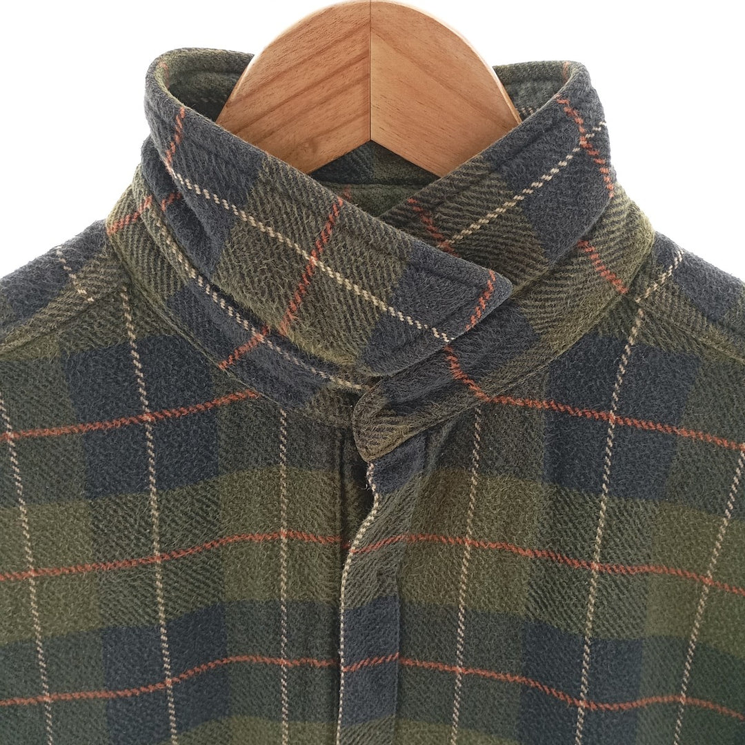 90s~00'S St. John's Bay Long Sleeve Heavy Flannel Check Shirt Men's L Size Vintage /eaa404326