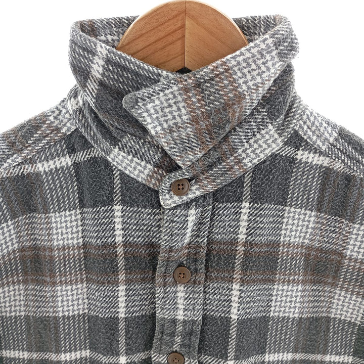 90s~00'S St. John's Bay Long Sleeve Heavy Flannel Check Shirt Men's Medium Vintage /eaa404330