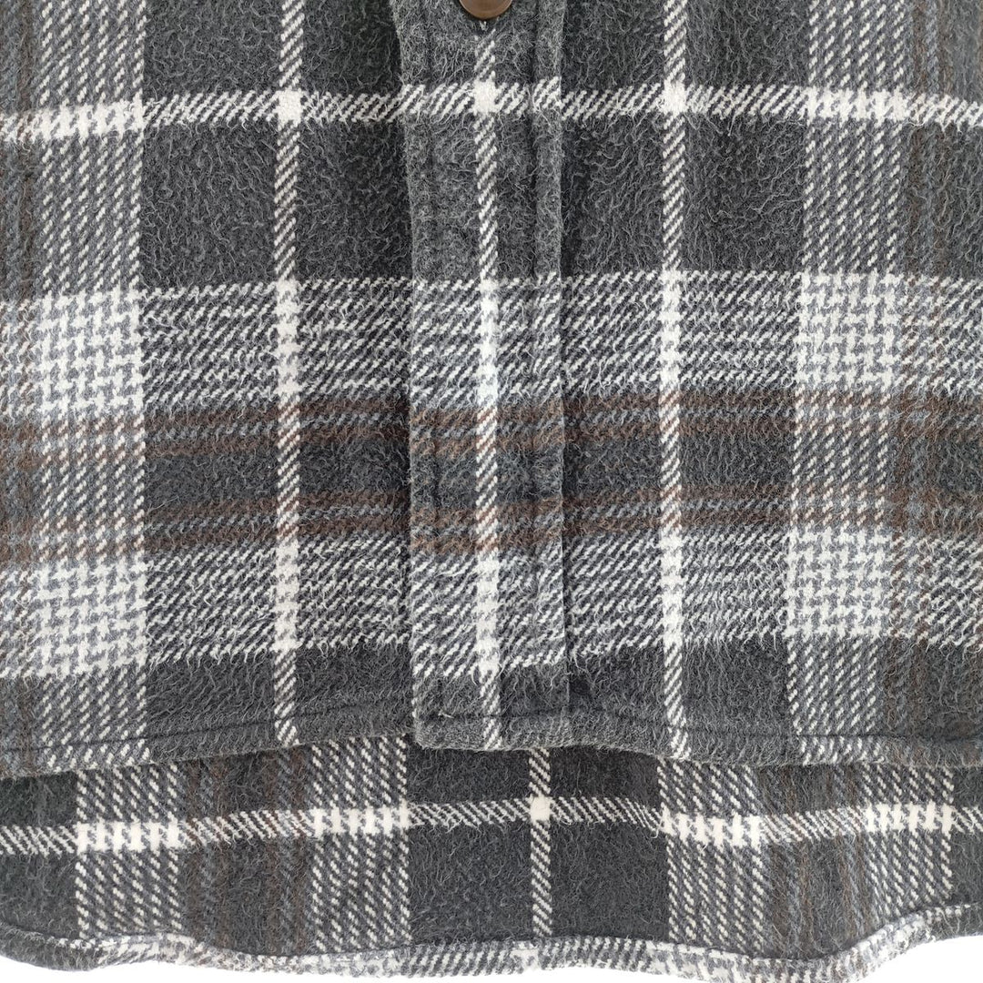 90s~00'S St. John's Bay Long Sleeve Heavy Flannel Check Shirt Men's Medium Vintage /eaa404330