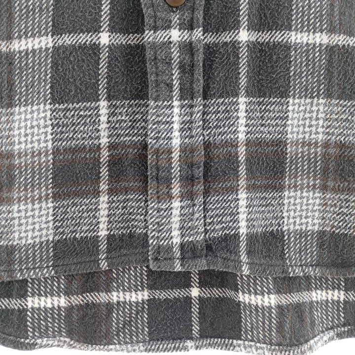 90s~00'S St. John's Bay Long Sleeve Heavy Flannel Check Shirt Men's Medium Vintage /eaa404330