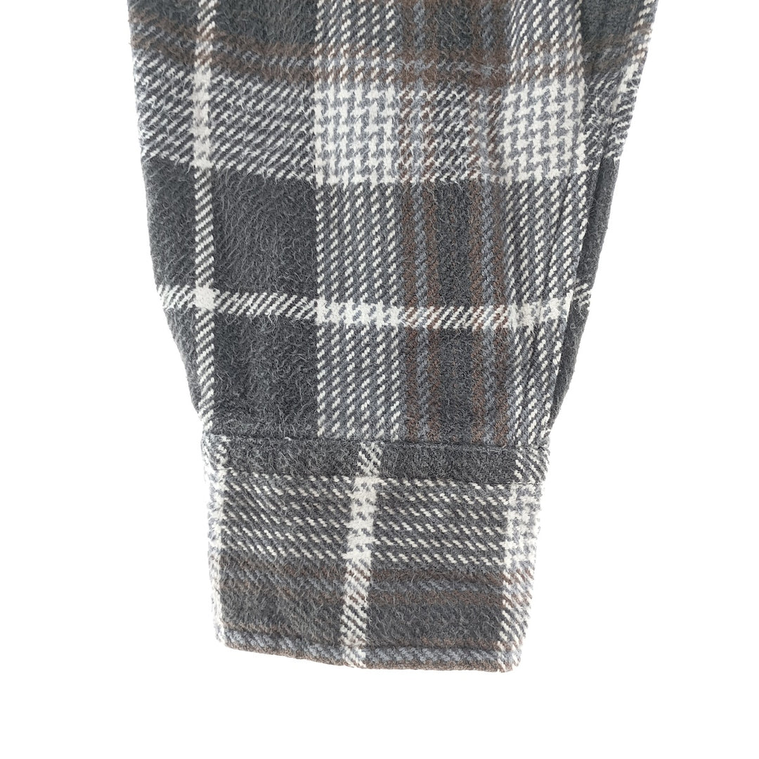 90s~00'S St. John's Bay Long Sleeve Heavy Flannel Check Shirt Men's Medium Vintage /eaa404330
