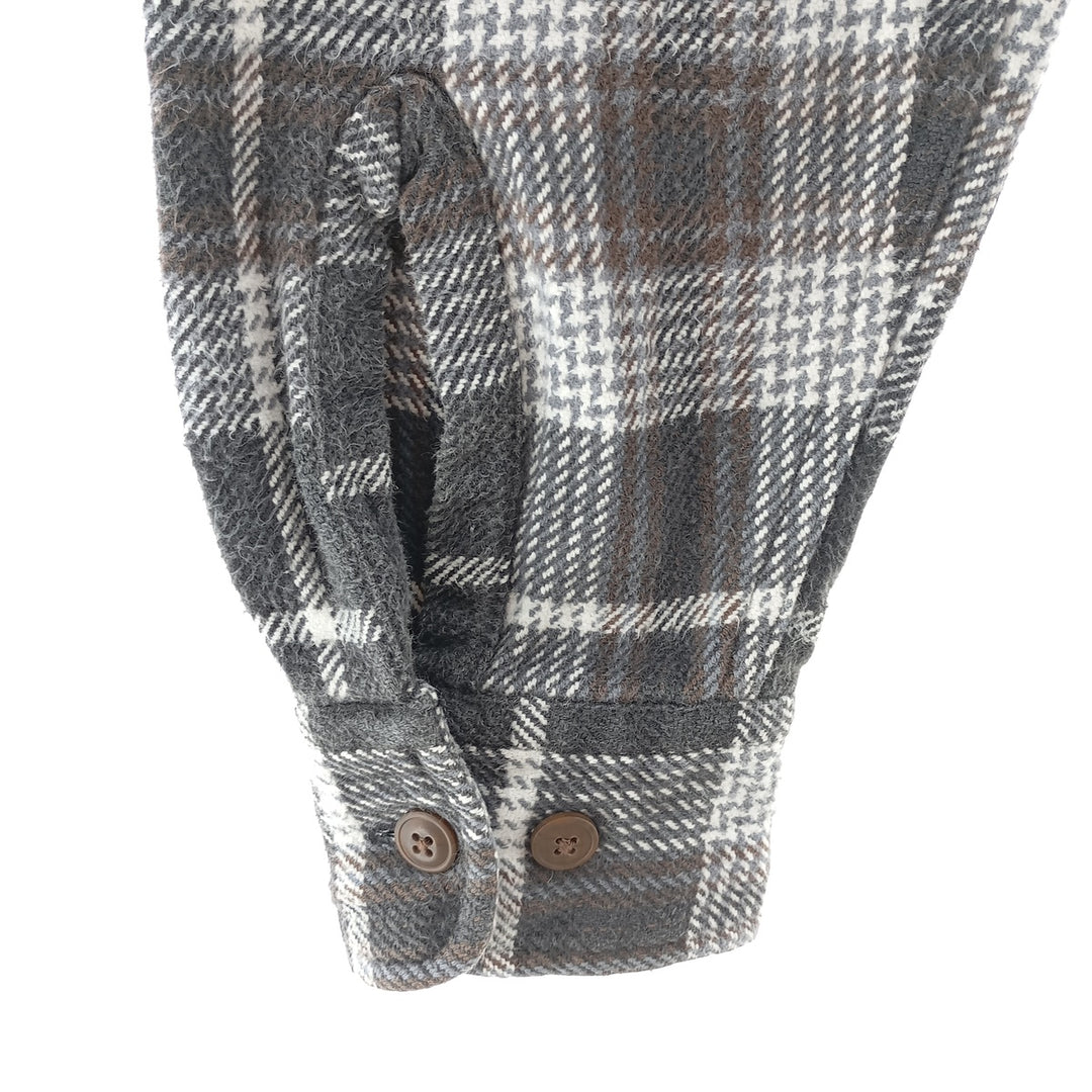 90s~00'S St. John's Bay Long Sleeve Heavy Flannel Check Shirt Men's Medium Vintage /eaa404330