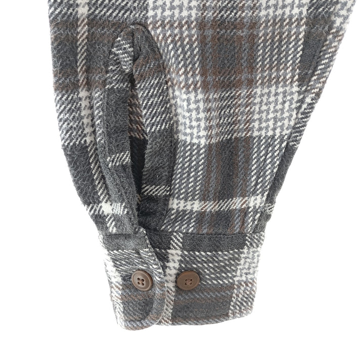 90s~00'S St. John's Bay Long Sleeve Heavy Flannel Check Shirt Men's Medium Vintage /eaa404330