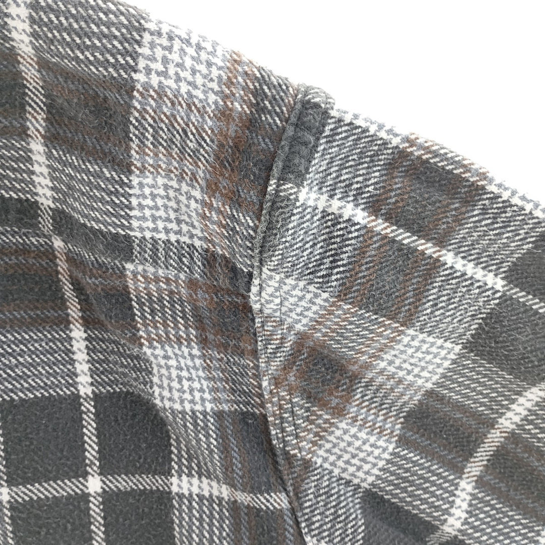 90s~00'S St. John's Bay Long Sleeve Heavy Flannel Check Shirt Men's Medium Vintage /eaa404330