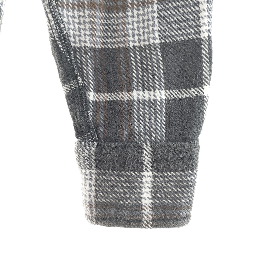 90s~00'S St. John's Bay Long Sleeve Heavy Flannel Check Shirt Men's Medium Vintage /eaa404330