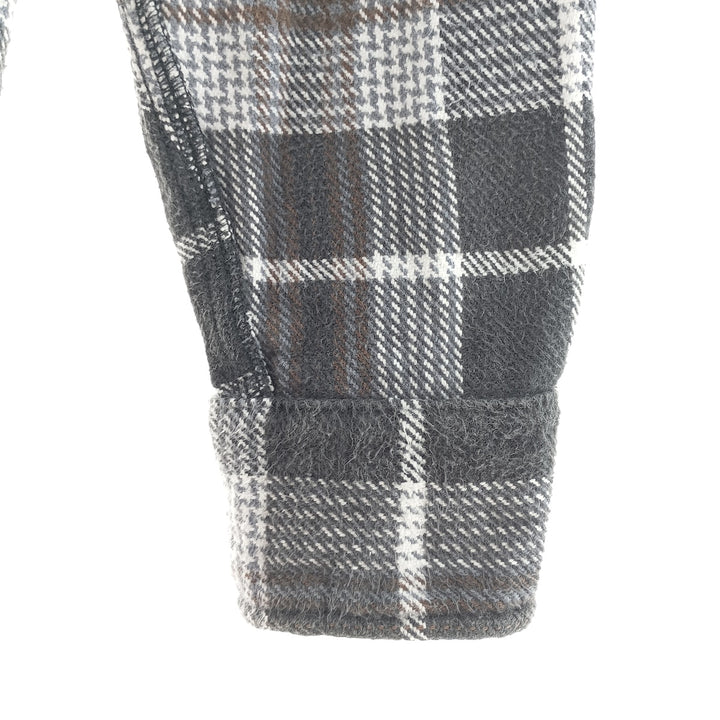 90s~00'S St. John's Bay Long Sleeve Heavy Flannel Check Shirt Men's Medium Vintage /eaa404330