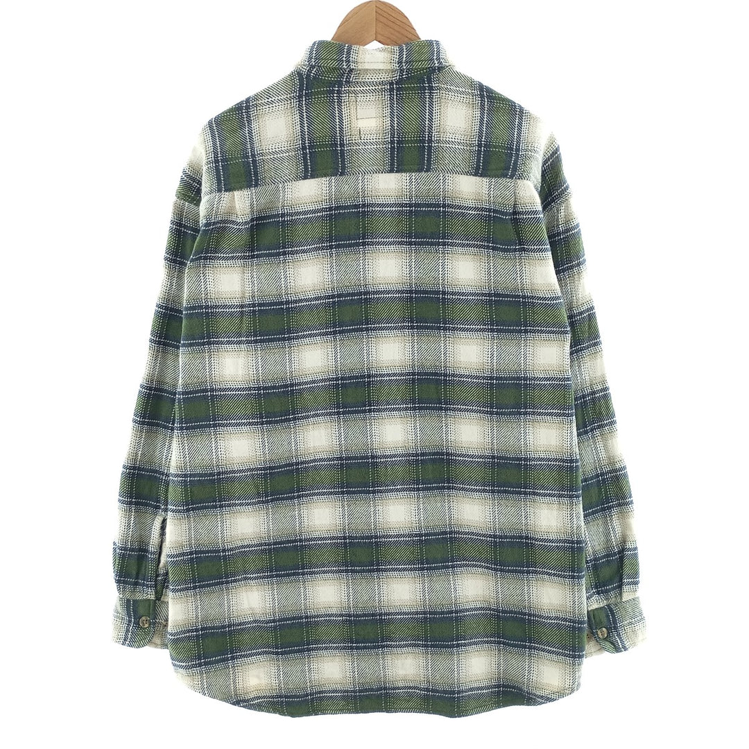 90s~00'S St. John's Bay Ombre Check Long Sleeve Heavy Flannel Check Shirt Men's XL Vintage /eaa404333