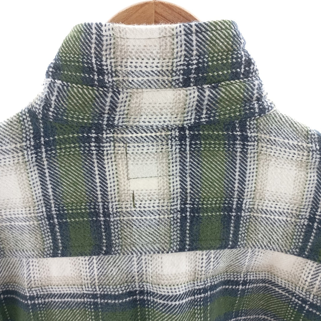 90s~00'S St. John's Bay Ombre Check Long Sleeve Heavy Flannel Check Shirt Men's XL Vintage /eaa404333