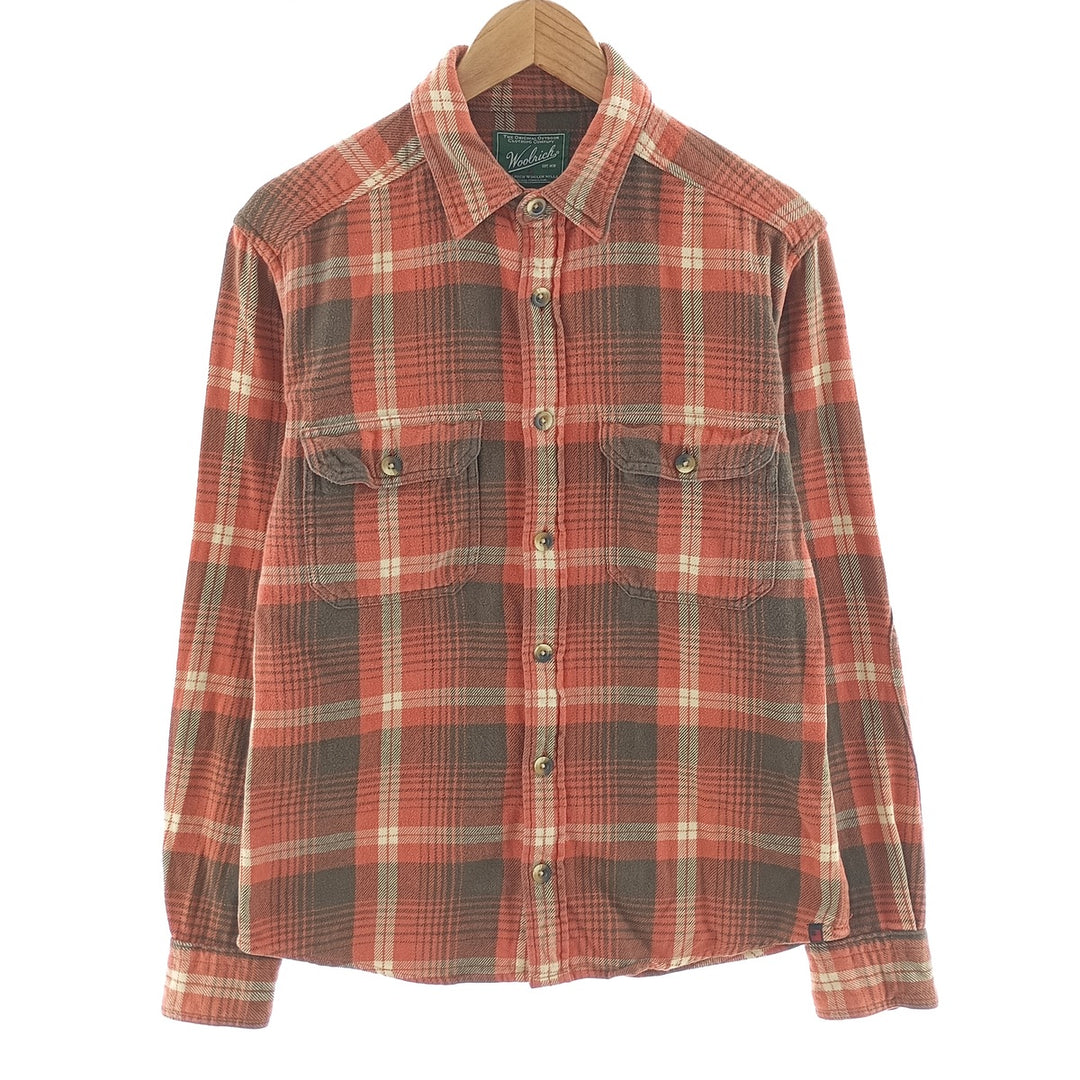 WOOLRICH Long Sleeve Flannel Check Shirt Men's Size S / eaa404335