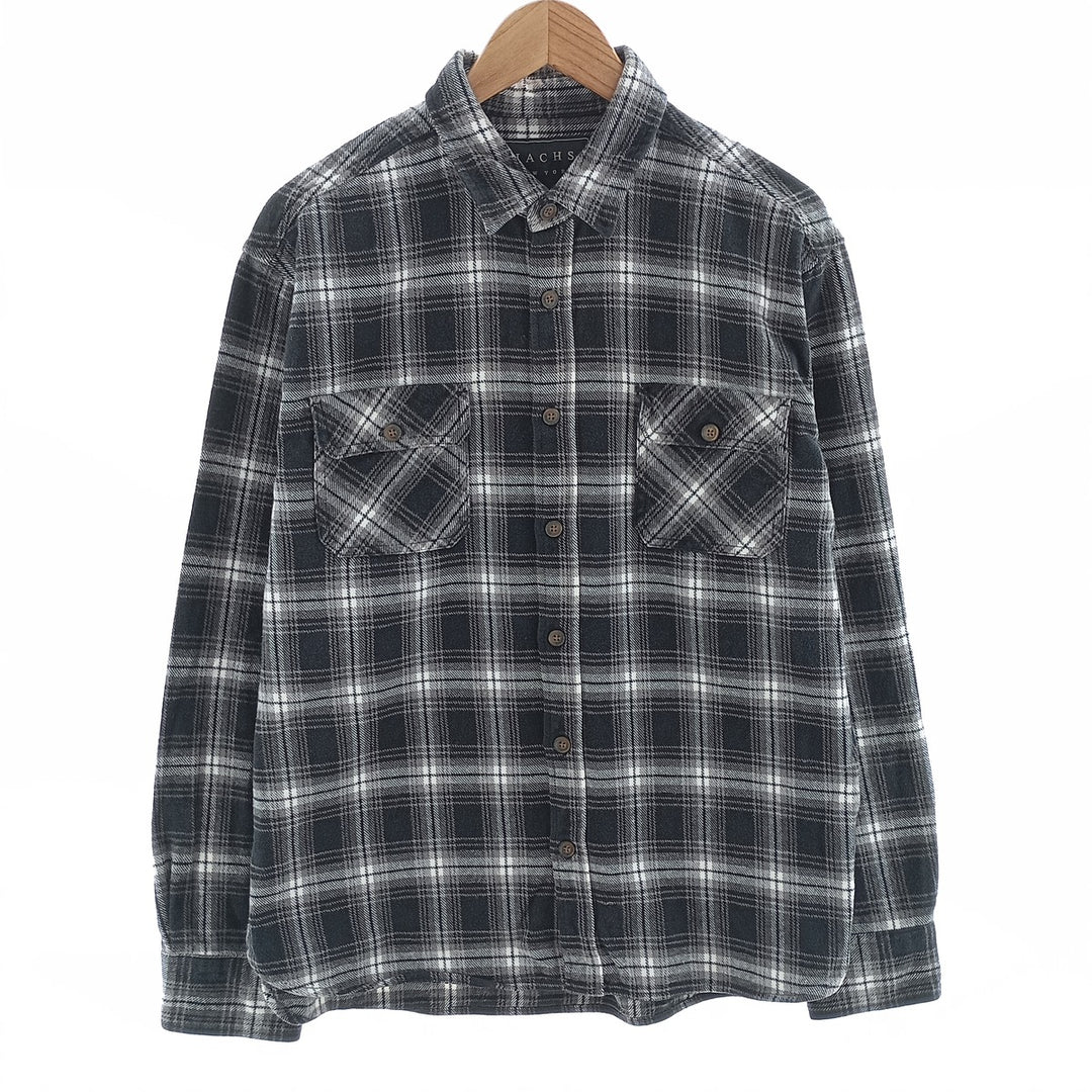 JACHS Long Sleeve Flannel Check Shirt Men's XL /eaa404338