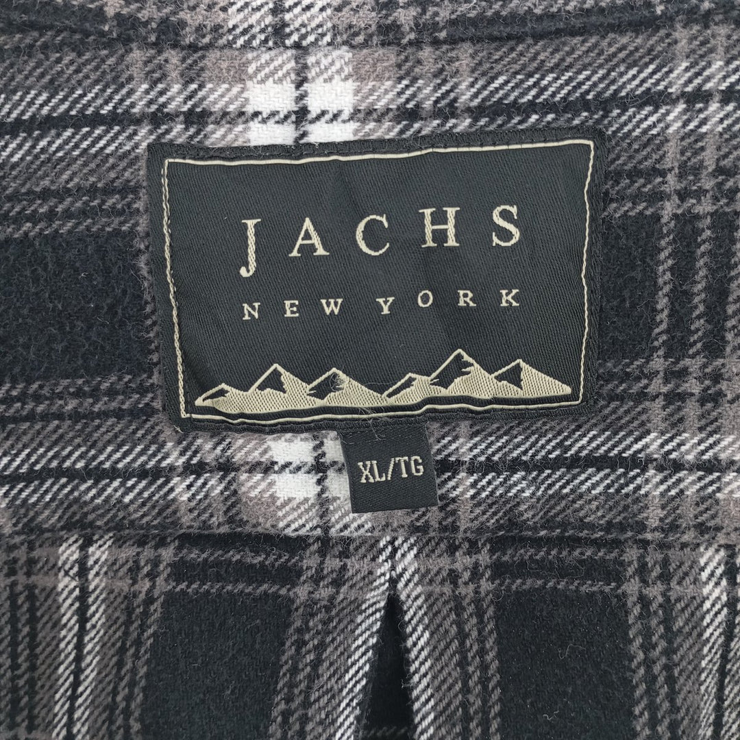 JACHS Long Sleeve Flannel Check Shirt Men's XL /eaa404338